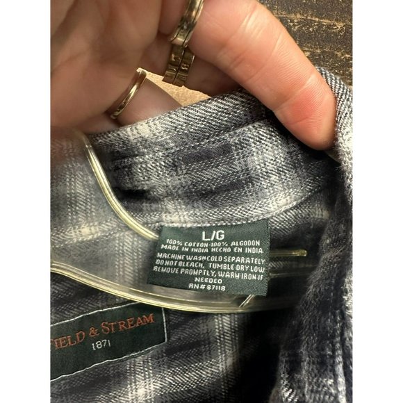 Field & Stream Men's Long Sleeve Button Up Size‎ Large - Picture 3 of 4